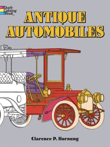 Antique Automobiles (Coloring Book)