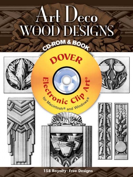 Art Deco Wood Designs CD ROM and Book