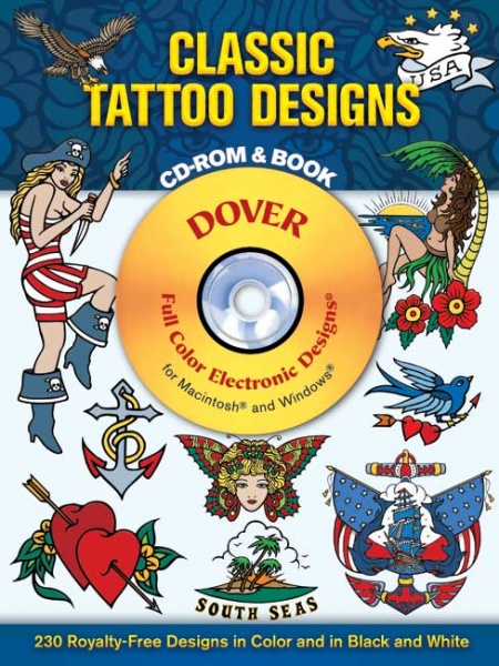 Classic Tattoo Designs CD-ROM and Book