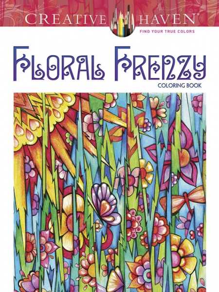 Creative Haven Floral Frenzy Coloring Book