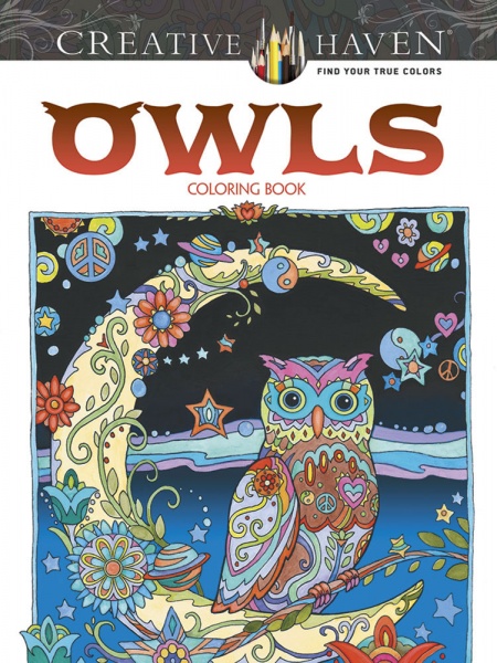 Creative Haven Owls Coloring Book