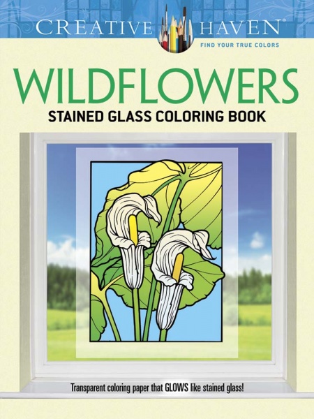 Creative Haven Magnificent Mosaics Stained Glass Coloring Book