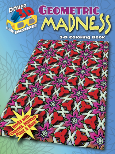 3-D Coloring Book - Geometric Madness