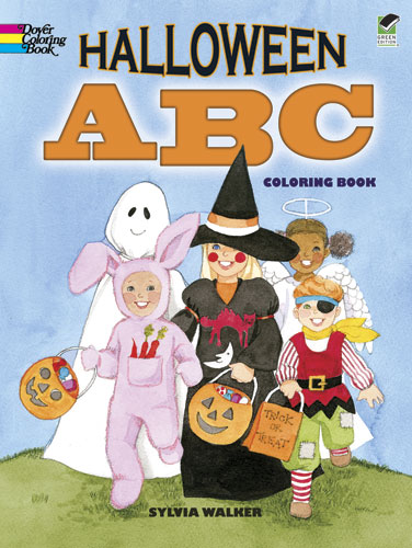 Halloween ABC Coloring Book