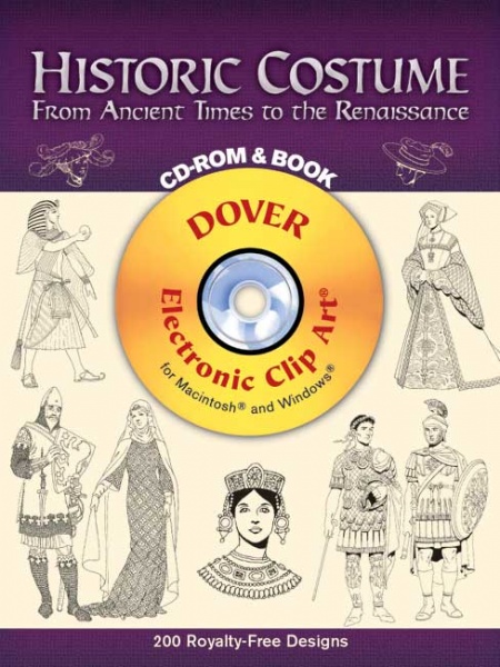 Historic Costume CD-ROM and Book - From Ancient Times to the Renaissance