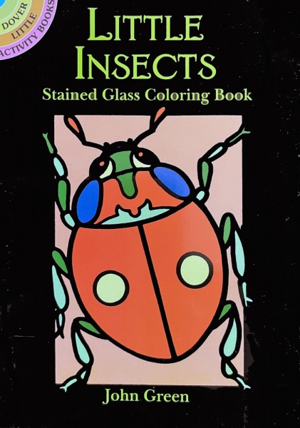 Little Insects Stained Glass Coloring Book