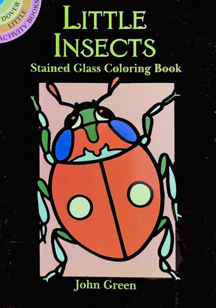 Little Insects Stained Glass Coloring Book