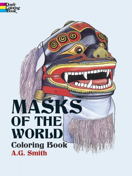 Masks of the World Coloring Book