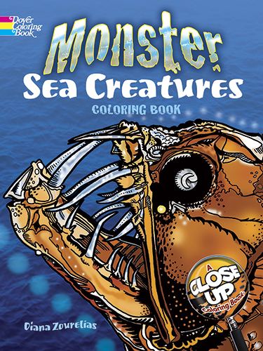 Monster Sea Creatures Coloring Book