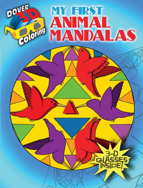 3-D Coloring - My First Animal Mandalas