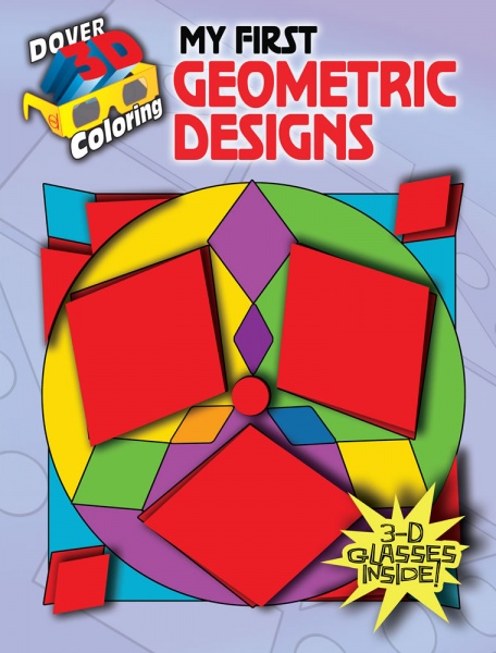 3-D Coloring - My First Geometric Designs