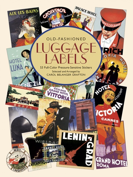 Old Fashioned Luggage Labels