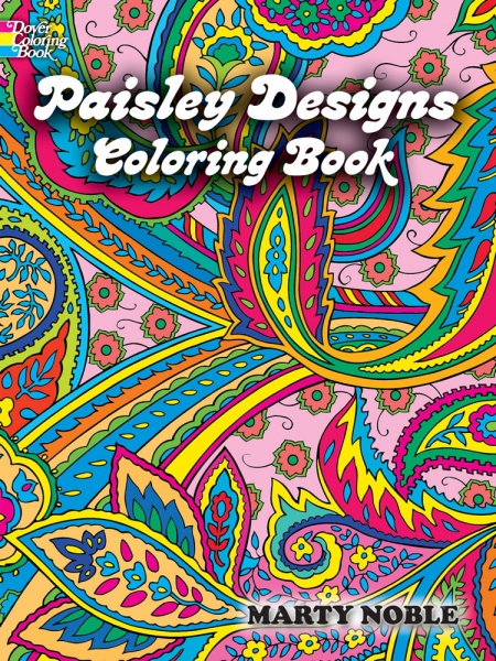 Paisley Designs Coloring Book