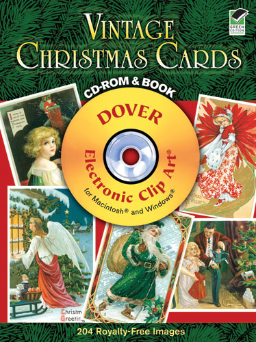 Vintage Christmas Cards CD-ROM and Book