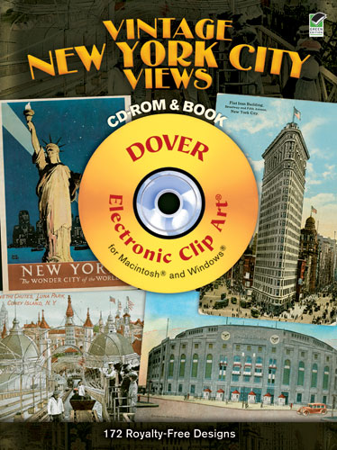 Vintage New York City Views CD-ROM and Book