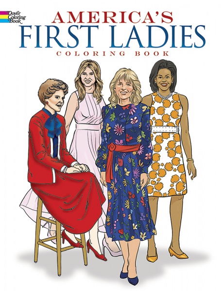 Americas First Ladies Coloring Book