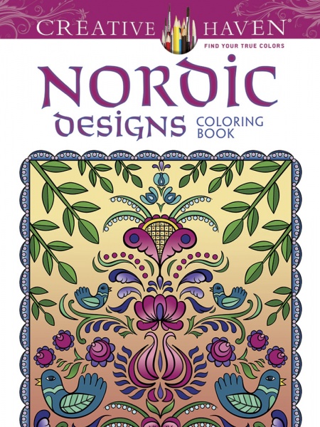 Creative Haven Nordic Designs Collection Coloring Book