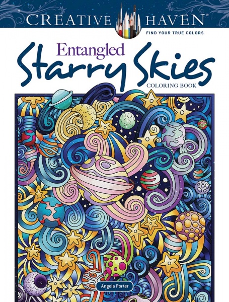 Creative Haven Entangled Starry Skies Coloring Book