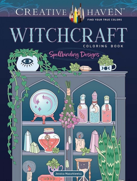 Creative Haven Witchcraft Coloring Book