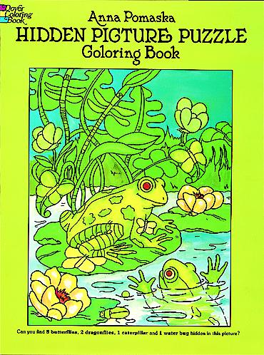 Hidden Picture Puzzle Coloring Book