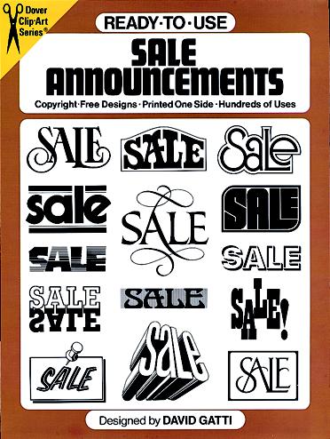 Ready-to-Use Sale Announcements