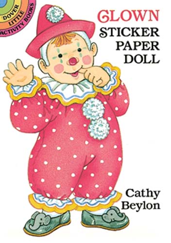 Clown Sticker Paper Doll