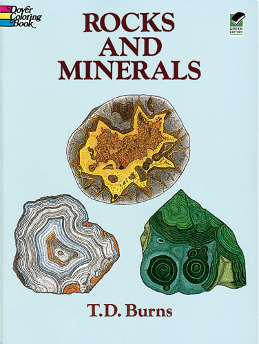 Rocks and Minerals Coloring Book