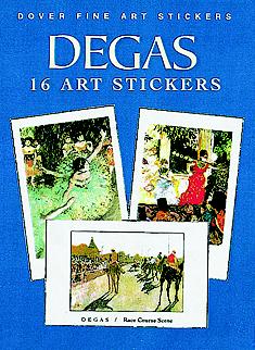 Degas: 16 Art Stickers