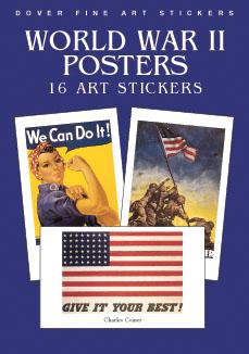 World War II Posters: 16 Art Stickers