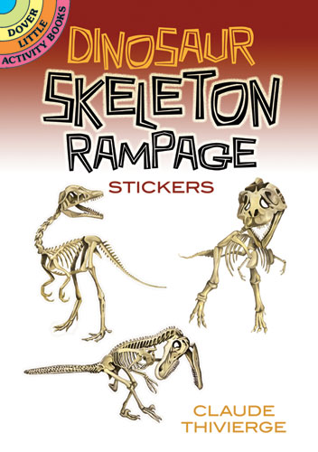 Dinosaur Skeleton Rampage Stickers