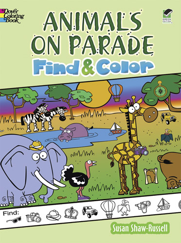 Animals on Parade Find and Color