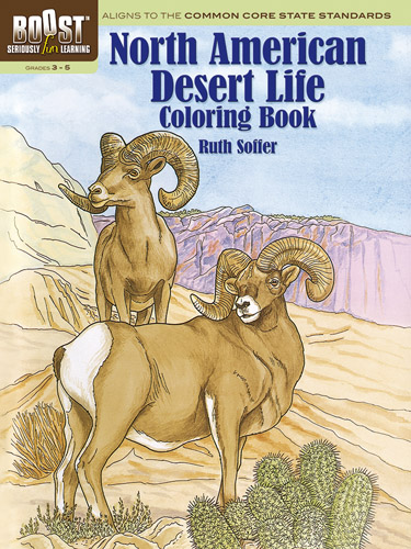 BOOST North American Desert Life Coloring Book