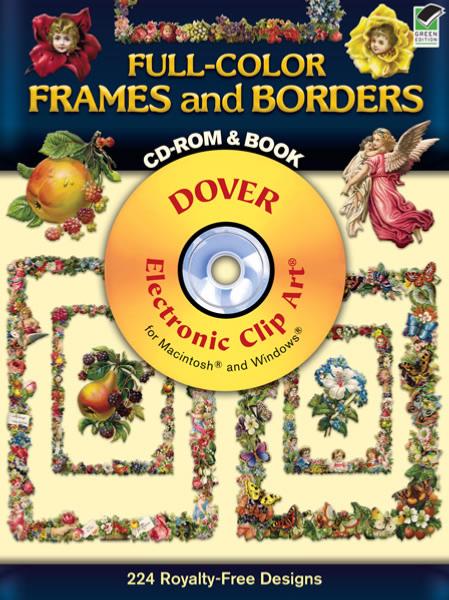 Full Colour Frames and Borders CD Rom and Book