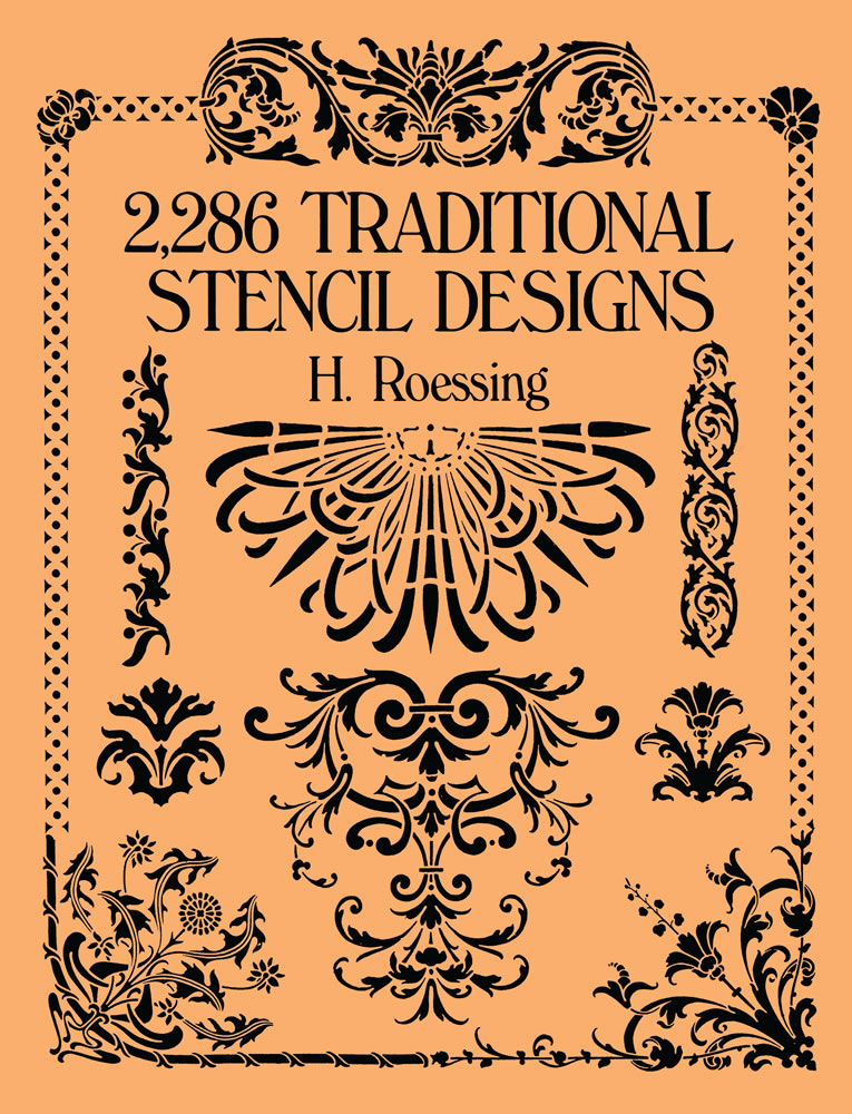 2286 Traditional Stencil Designs Dover Books