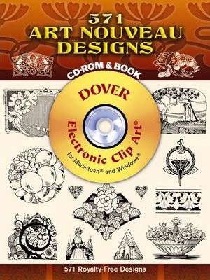 571 Art Nouveau Designs CD-Rom and Book