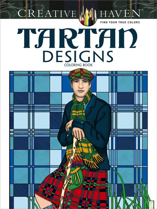 Creative Haven Tartan Designs Coloring Book