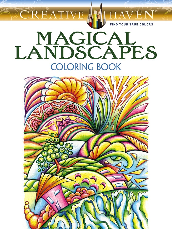 Creative Haven Magical Landscapes Coloring Book