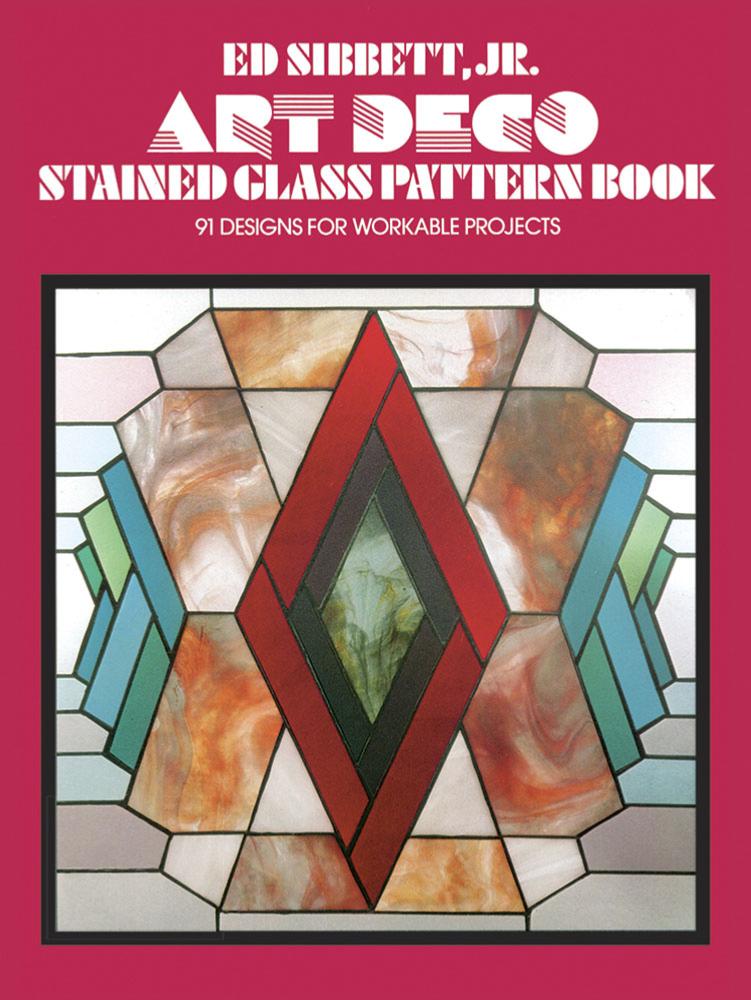 Art Deco Stained Glass Pattern Book Dover Books