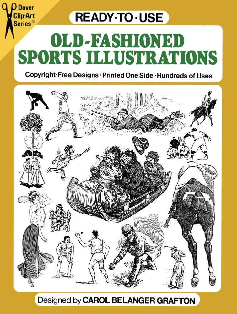 Ready-to-Use Old-Fashioned Sports Illustrations