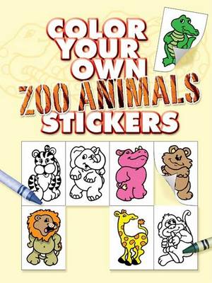 Color Your Own Zoo Animals Stickers