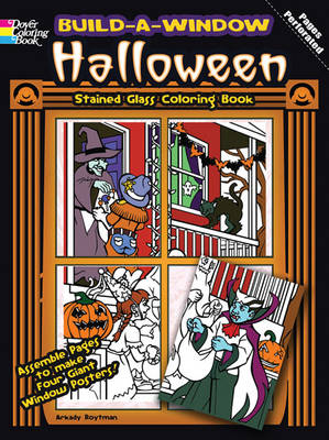 Build a Window Stained Glass Coloring Book Halloween