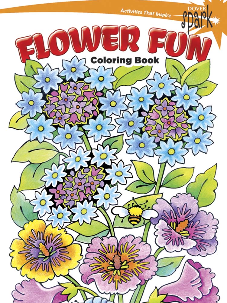 SPARK -- Flower Fun Coloring Book