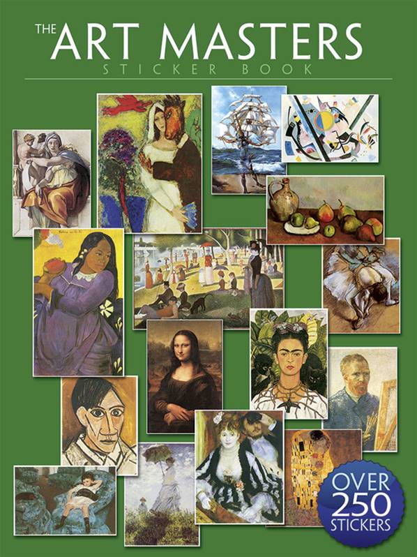 The Art Masters Sticker Book Dover Books