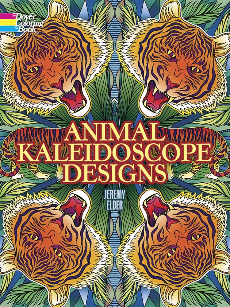 Animal Kaleidoscope Designs Coloring Book - Dover Books