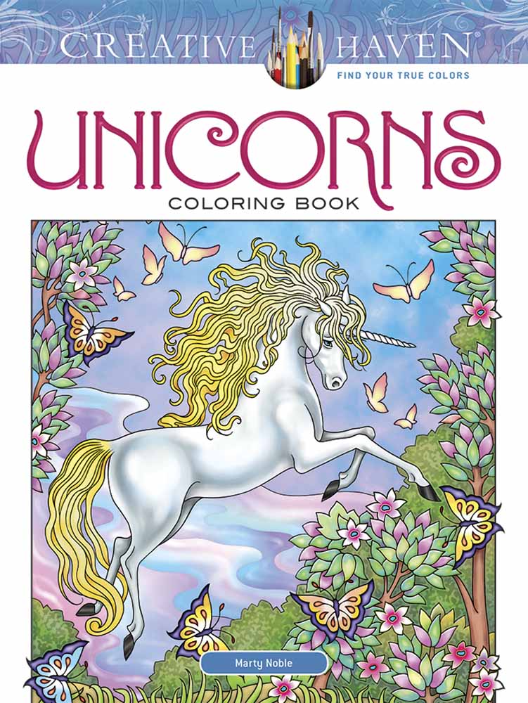 Creative Haven Unicorns Coloring Book - Dover Books