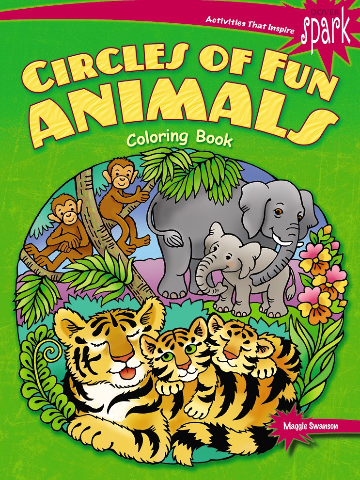 SPARK Circles of Fun Animals Coloring Book
