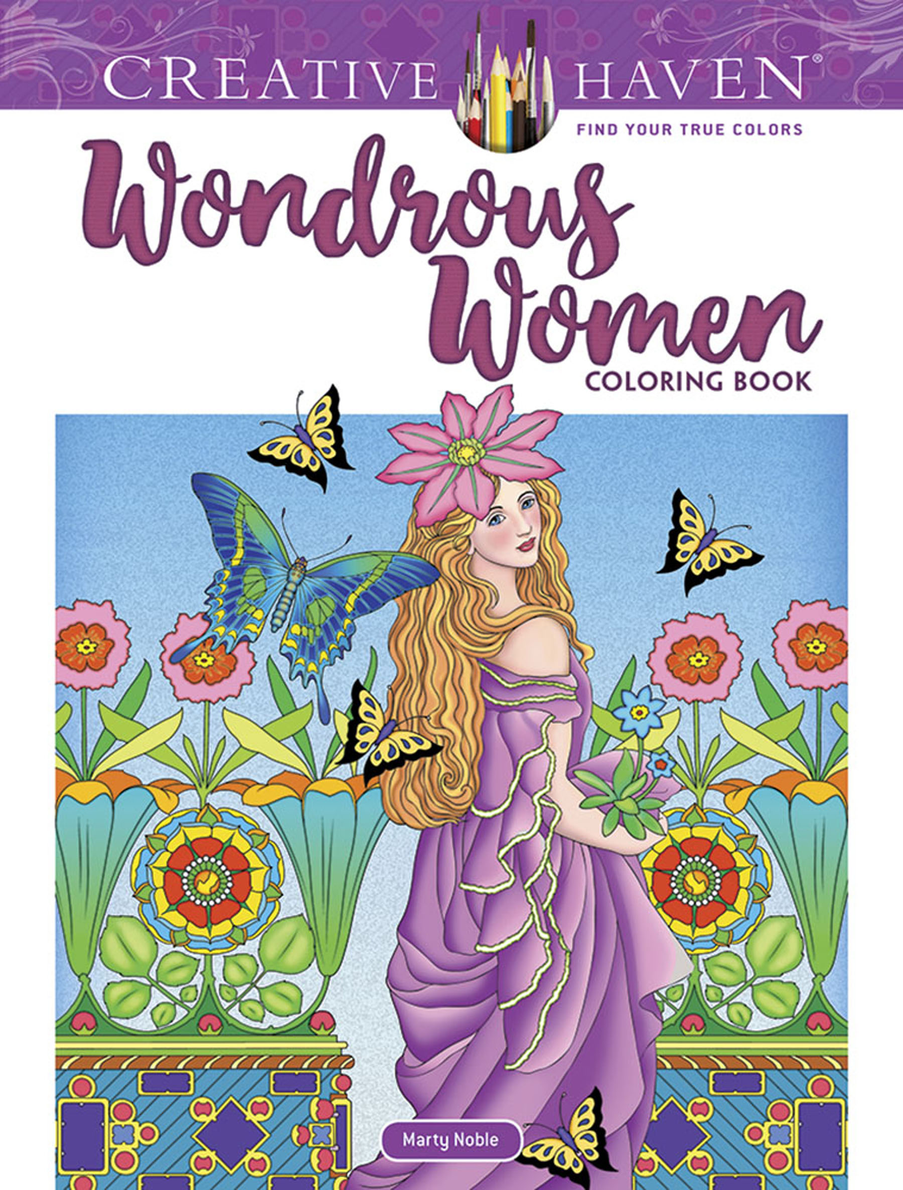 Creative Haven Wondrous Women Coloring Book