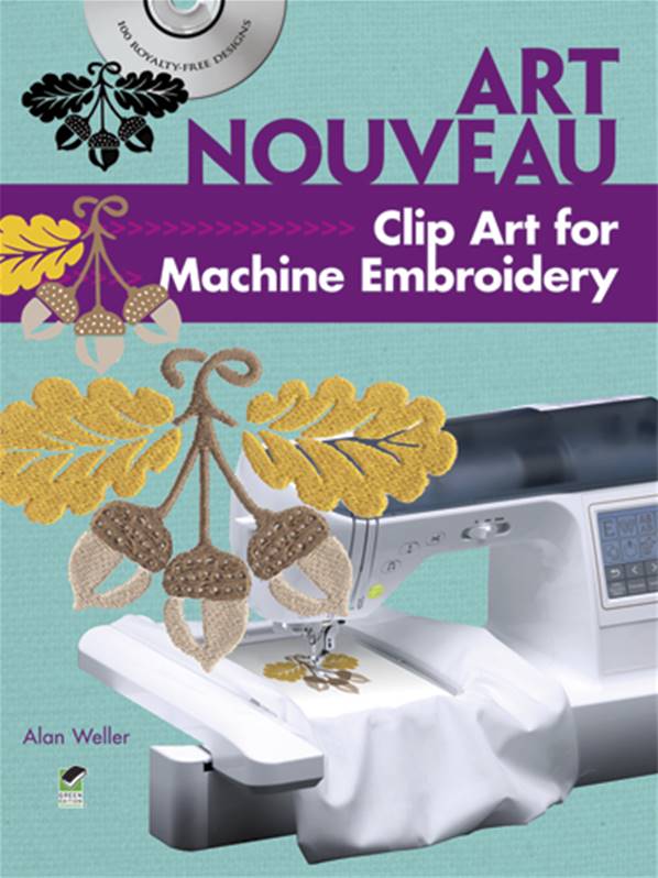 Art Nouveau Clip Art for Machine Embroidery