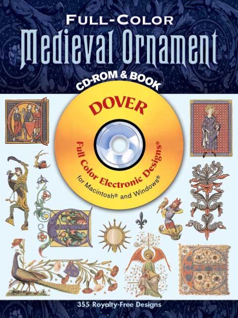 Full Colour Medieval Ornament CD-Rom And Book