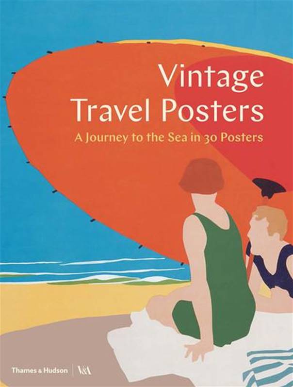 reading travel posters vintage